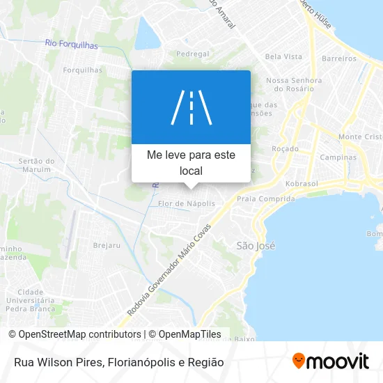 Rua Wilson Pires mapa