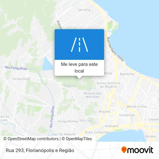 Rua 293 mapa