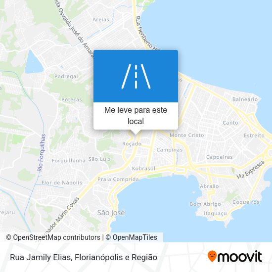 Rua Jamily Elias mapa