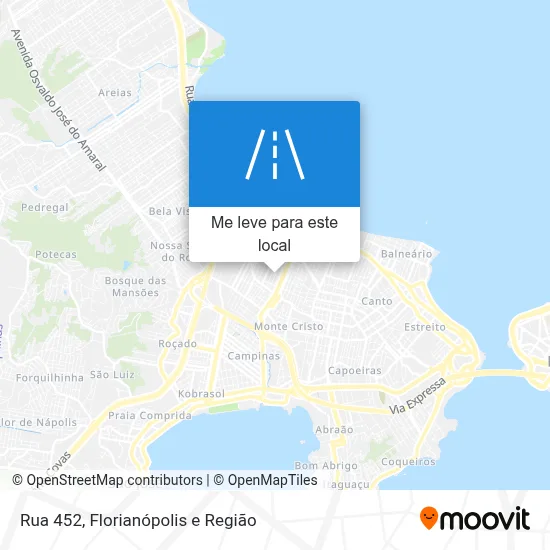 Rua 452 mapa