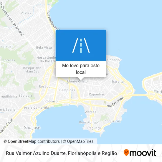 Rua Valmor Azulino Duarte mapa