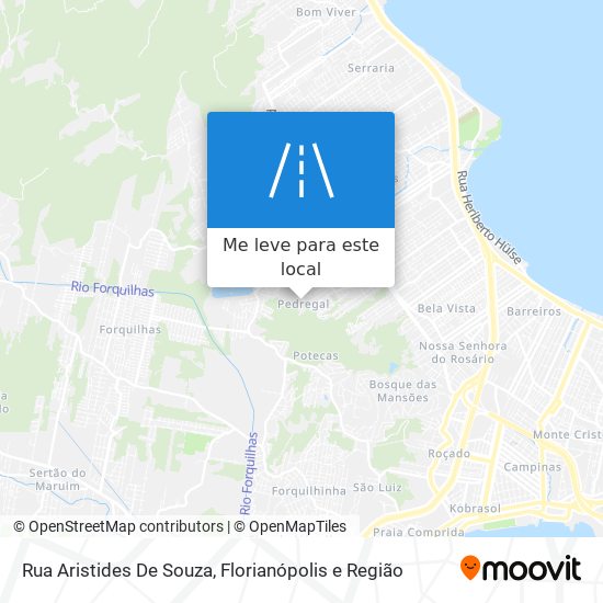 Rua Aristides De Souza mapa