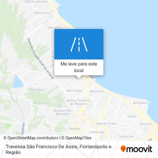 Travessa São Francisco De Assis mapa