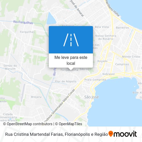 Rua Cristina Martendal Farias mapa