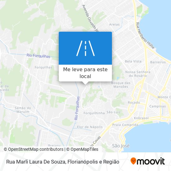 Rua Marli Laura De Souza mapa