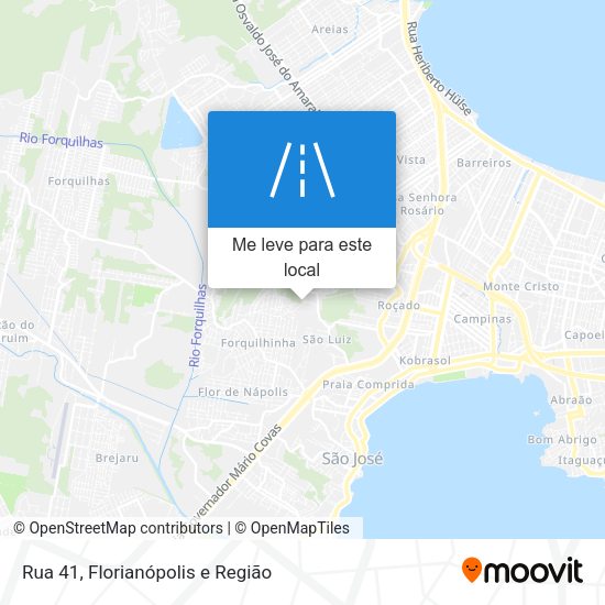 Rua 41 mapa