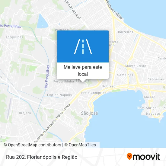 Rua 202 mapa