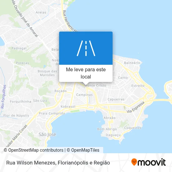 Rua Wilson Menezes mapa