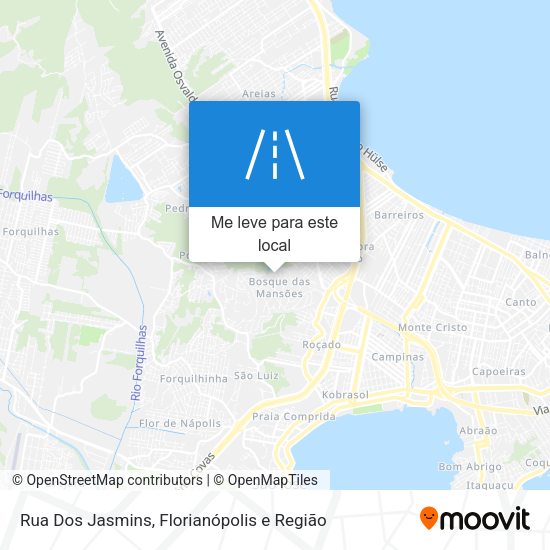 Rua Dos Jasmins mapa