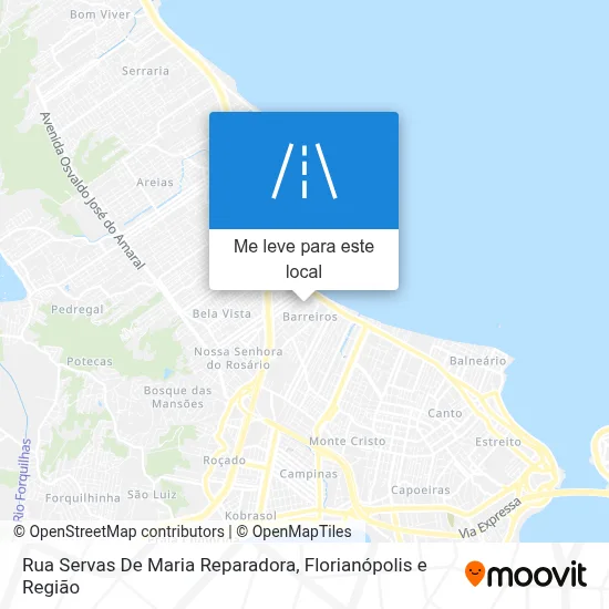 Rua Servas De Maria Reparadora mapa