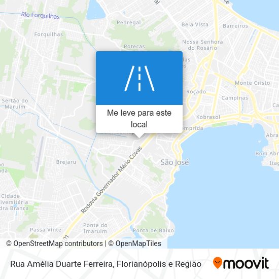 Rua Amélia Duarte Ferreira mapa