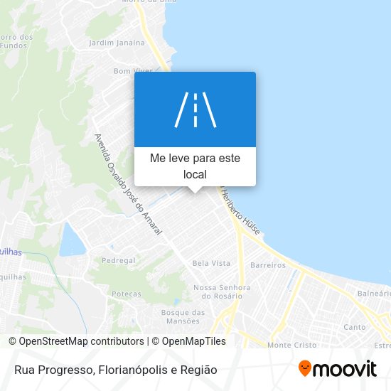Rua Progresso mapa