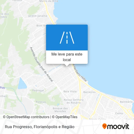 Rua Progresso mapa