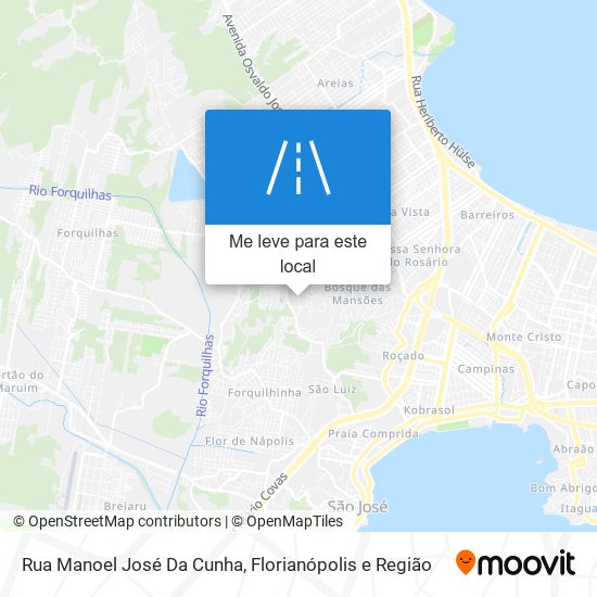Rua Manoel José Da Cunha mapa