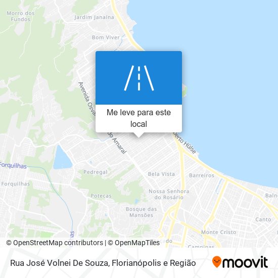 Rua José Volnei De Souza mapa