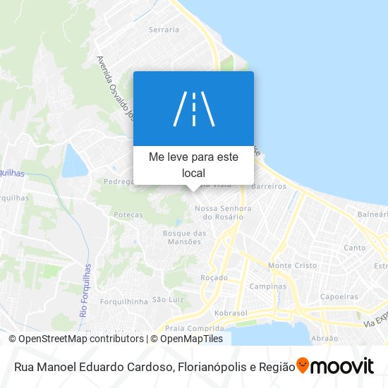 Rua Manoel Eduardo Cardoso mapa