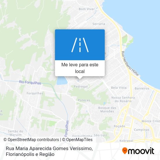 Rua Maria Aparecida Gomes Veríssimo mapa