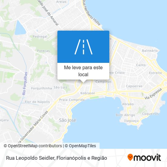 Rua Leopoldo Seidler mapa