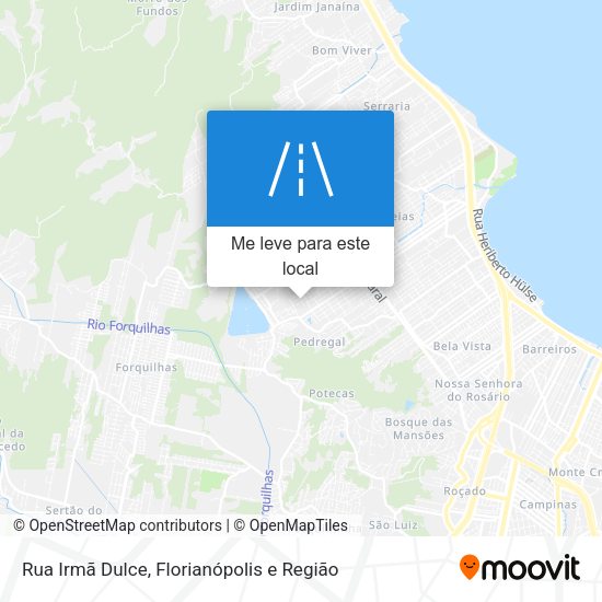Rua Irmã Dulce mapa