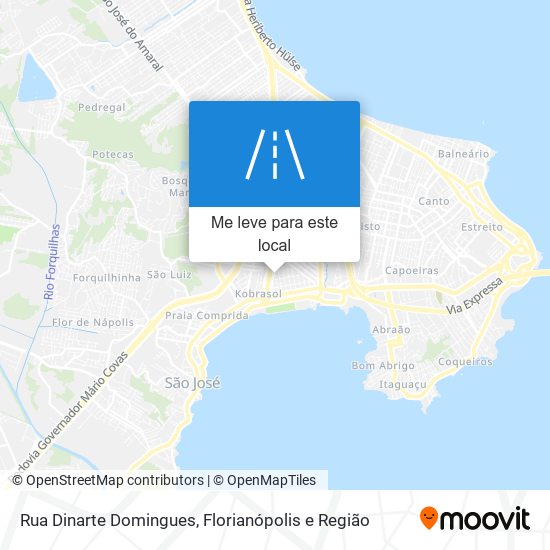 Rua Dinarte Domingues mapa