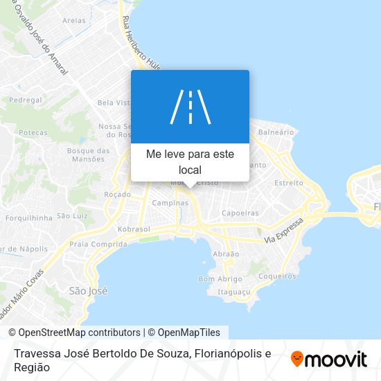Travessa José Bertoldo De Souza mapa