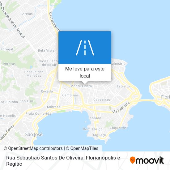 Rua Sebastião Santos De Oliveira mapa
