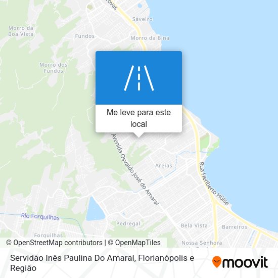 Servidão Inês Paulina Do Amaral mapa