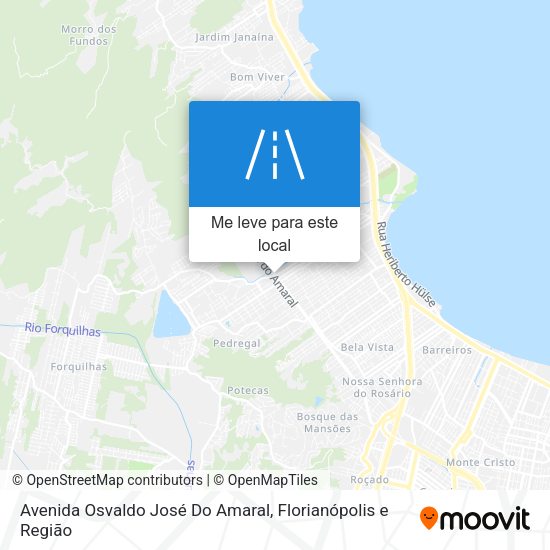 Avenida Osvaldo José Do Amaral mapa