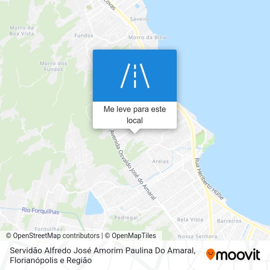 Servidão Alfredo José Amorim Paulina Do Amaral mapa