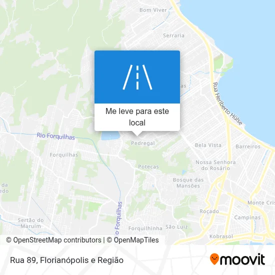 Rua 89 mapa