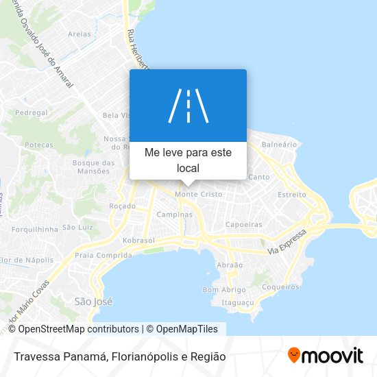 Travessa Panamá mapa