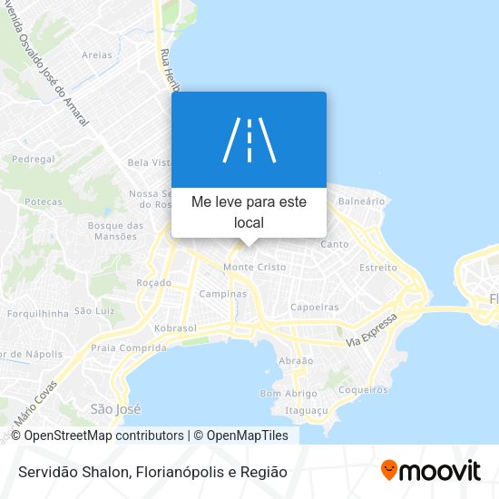 Servidão Shalon mapa