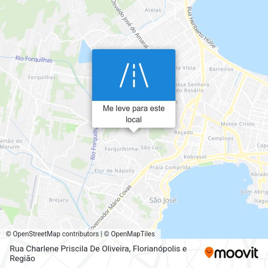 Rua Charlene Priscila De Oliveira mapa