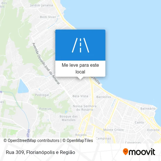 Rua 309 mapa