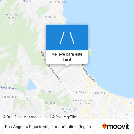 Rua Angelita Figueiredo mapa