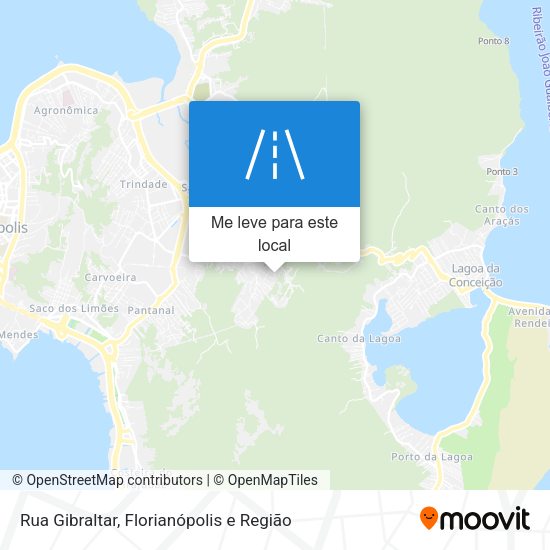 Rua Gibraltar mapa