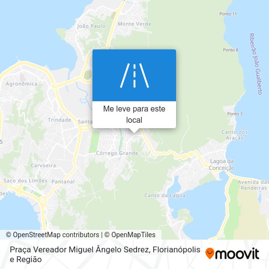 Praça Vereador Miguel Ângelo Sedrez mapa
