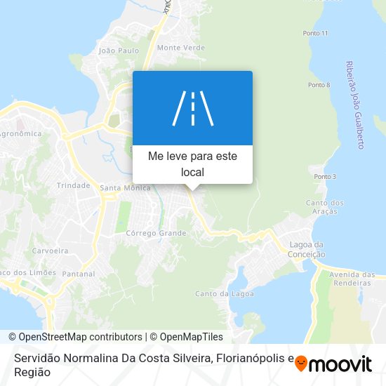 Servidão Normalina Da Costa Silveira mapa