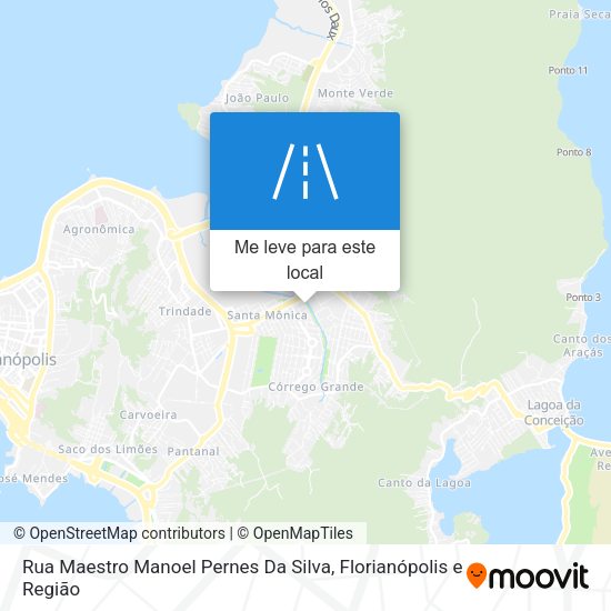 Rua Maestro Manoel Pernes Da Silva mapa