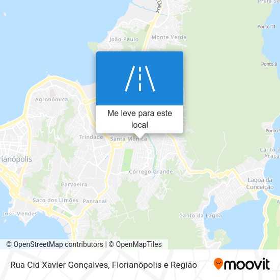 Rua Cid Xavier Gonçalves mapa