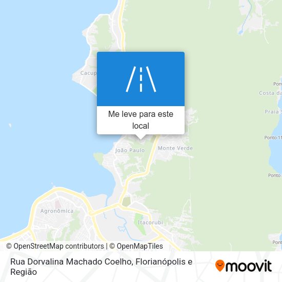 Rua Dorvalina Machado Coelho mapa