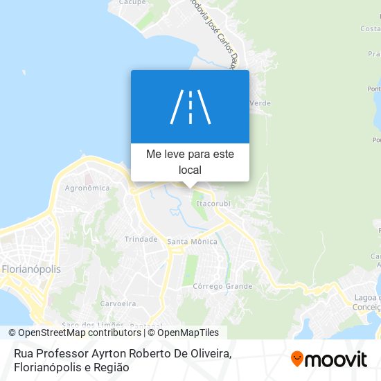 Rua Professor Ayrton Roberto De Oliveira mapa