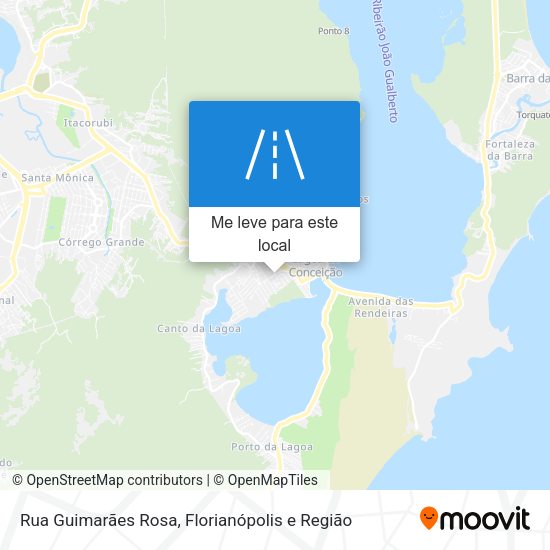 Rua Guimarães Rosa mapa