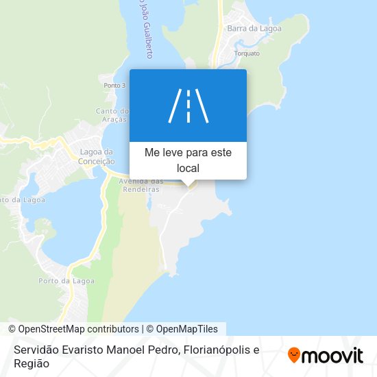 Servidão Evaristo Manoel Pedro mapa