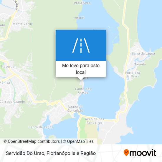 Servidão Do Urso mapa