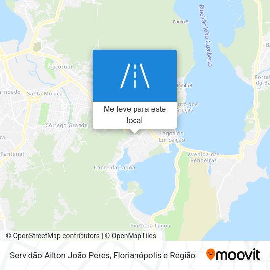 Servidão Ailton João Peres mapa