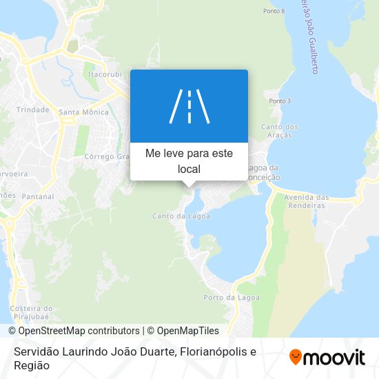 Servidão Laurindo João Duarte mapa
