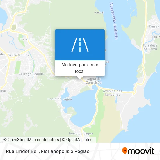 Rua Lindof Bell mapa