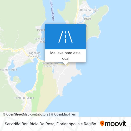 Servidão Bonifácio Da Rosa mapa