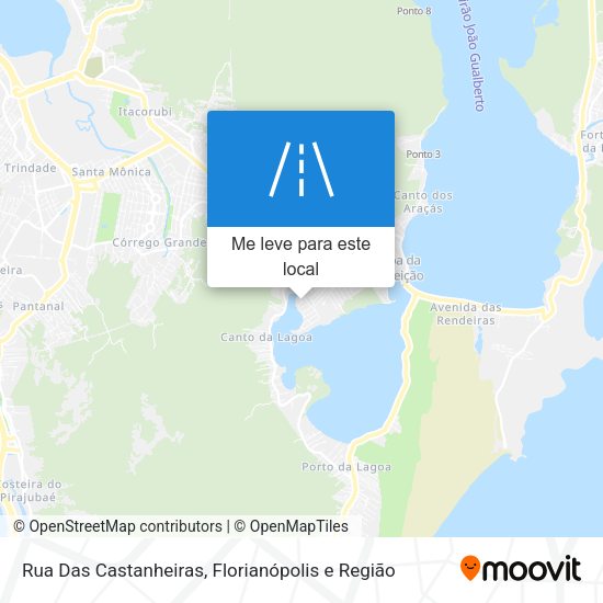 Rua Das Castanheiras mapa